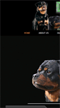 Mobile Screenshot of darkgypsyrottweilers.com